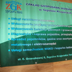 ZGK Sępólno Kraj. - banner laminowany 510g/m2 1440dpi